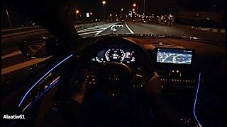 2021 BMW M8  REVIEW M8 Competition POV TEST DRIVE at NIGHT