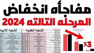 مفاجأه انخفاض تنسيق المرحله التالته 3٪ & عاجلا انخفاض تنسيق كليات ومعاهد المرحله التالته علمي وأدبي