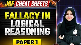 UGC NET Paper 1  Fallacy in Logical Reasoning for UGC NET Exam 2024  UGC NET 2024  PW