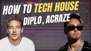 Get that ACRAZE DIPLO sound in 20 minutes Super Easy Tutorial