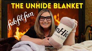 Fabfitfun UnHide Blanket Review in the Winter Box