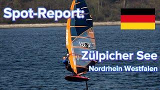 Spot - Report Zülpicher See NRW  Windsurfen Windfoilen Wingfoilen Foilen. Kitesurfen verboten