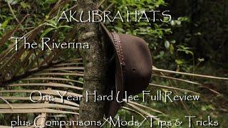 AKUBRA HAT.ONE YEAR FULL REVIEW.CUSTOMISING.COMPARISONS.TIPS & TRICKS