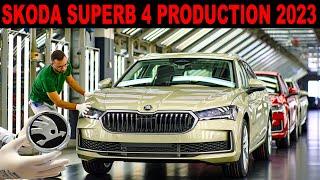  SKODA SUPERB 4  PRODUCTION FOOTAGE 2023  Assembly Line Production Plant Bratislava Slovakia