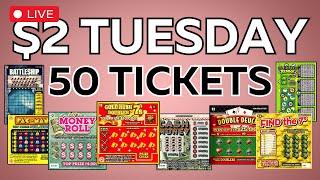 WEEKLY SERIES $2 TUESDAYSCRATCHING LOTTERY TICKETS FROM MULTIPLE STATES DURING MY LIVESTREAM