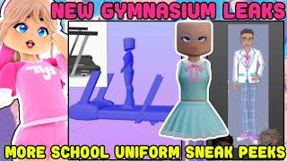 NEW Gymnasium Leaks And More New School Uniform Set Sneak Peeks Royale High Update News