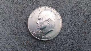 1971 D IKE Dollar Coin