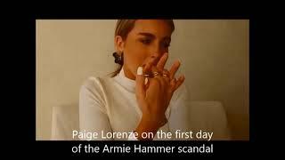 Paige Lorenze before and after the Armie Hammer scandal