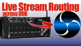 Live Stream Audio from Behringer Xair18 into OBS