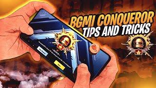 ഇനി Conqueror അടിക്കാൻ പറ്റില്ല എന്നു പറയരുത്  BGMI Conqueror Push Tips in Malayalam