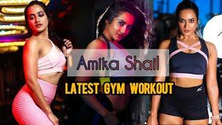 Fitness Model & Actress Amika Shail GYM Workout Video