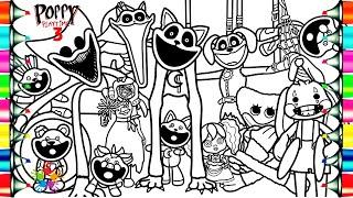 Poppy Playtime 3 New Coloring Pages  Coloring All New Characters  NCS Music