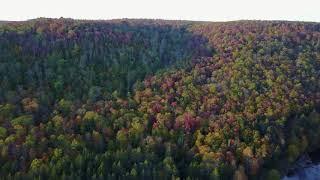 Sullivan County Laporte PA Drone Aerial View in the Fall