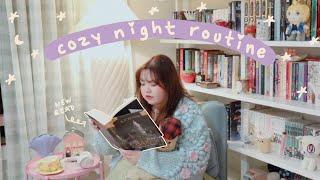 cozy & productive night routine of a nyc homebody  reading crafting & journaling after work