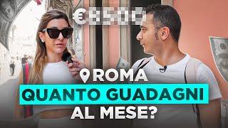 Quanto GUADAGNANO gli italiani ? Stipendi vs costi ROMA