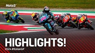 Moto3™ Race Highlights   2024 #ItalianGP