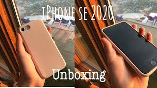 unboxing iPhone se 2020white64 gband setup