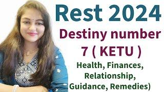 How will be your Rest of 2024? Full Detailed  Tarot Card Reading for Destiny Number 7