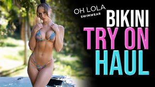 Oh Lola - MICRO SHEER bikini Try On Haul1 2024