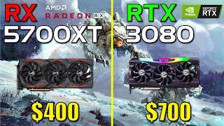 RX 5700 XT vs. RTX 3080  Test in 9 Games  1440p