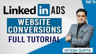 LinkedIn Website Conversion Ads  How to create Conversion Ads on LinkedIn  #linkedinads