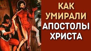 Как умирали апостолы Иисуса Христа  12 апостолов