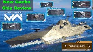 Modern Warships Pan Spatial Hexeres - New Gacha Ship Review