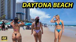 Beach Walk 4K ️ Daytona Beach 2024  Florida USA  