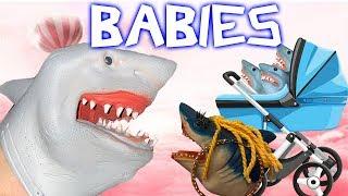 SHARK PUPPET HAS BABIES