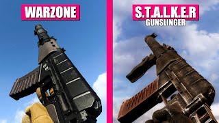 Call of Duty Modern Warfare vs S.T.A.L.K.E.R Gunslinger - Weapon Comparison