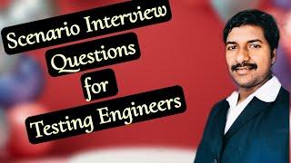 Scenario based Automation Testing interview Questions  @byluckysir