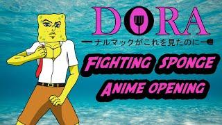 Doras Bizarre Adventure Opening Fighting Sponge Jojos Bizarre Adventure Parody