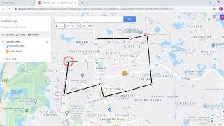 How to mark pin or draw line on Google Maps