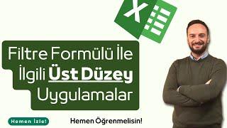 #excel de Filtre Formülü İle İlgili Üst Düzey Uygulamalar  @OguzhanCOLAK