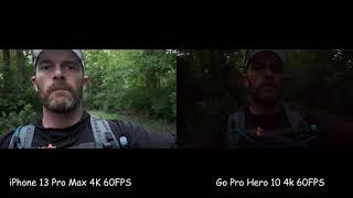 Apple iPhone 13 Pro Max Cinematic Mode Side By Side Comparisons With GoPro Hero 10 Black