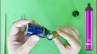 Disposable vape oil filling tutorial