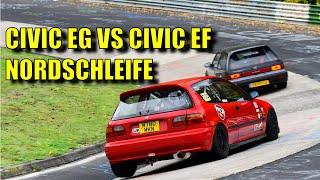 Civic EG vs Civic EF - Nurburgring TF