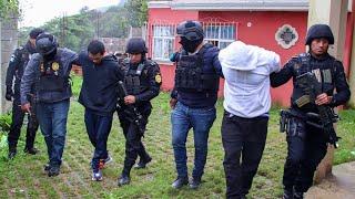 Pandilleros salvadoreños capturados en Guatemala