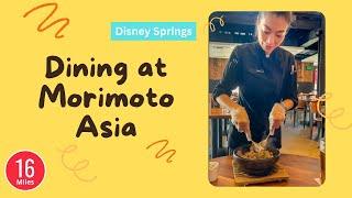 Dining at Morimoto Asia at Walt Disney World - Iron Chefs signature dish prepared table side