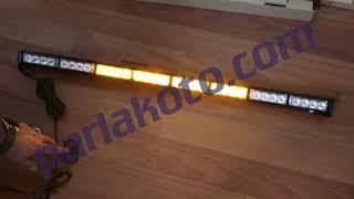 çakar Led Lamba Çubuk sarı sarı 90 cm 32 ledli