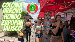 Colonia Arroyo Hondo Zapopan 4K walking Tour