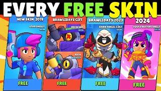 ALL FREE SKINS IN BRAWL STARS