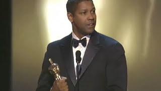 Denzel Washington Wins Best Actor  74th Oscars 2002