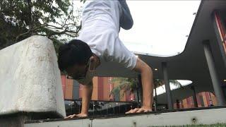 How to press to handstand bent arms