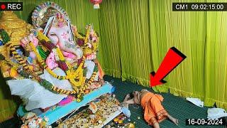 He Was Really lucky..  See How This Priest Saved in The Ganesh Mandapam #ganeshchaturthi #bappa