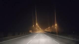 Lucknow to Sultanpur National Highway road driving at night  Indian roads