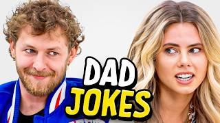 Dad Jokes  Dont laugh Challenge  Peyton vs Rory  Raise Your Spirits