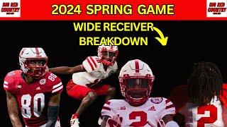 Wide Receivers Breakdown Spring Game  Nebraska Football