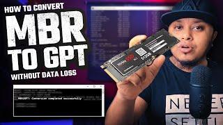 How to Convert MBR to GPT Without Data Loss in Windows 10