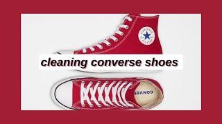How to clean Converse shoes + Tips